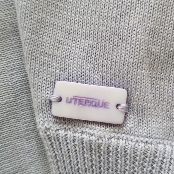 Uterqüe Extra-fine Silk/ Cotton V-neck Sweater M - Picture 5 of 8